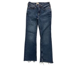 Anthropologie Pilcro‎ Slim Trending Bootcut Jeans SZ 26 Frayed Hem